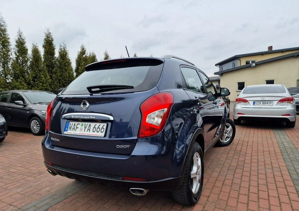 SsangYong Korando cena 31900 przebieg: 145000, rok produkcji 2013 z Kosów Lacki małe 497